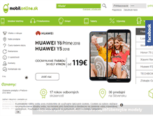 Tablet Screenshot of mobilonline.sk